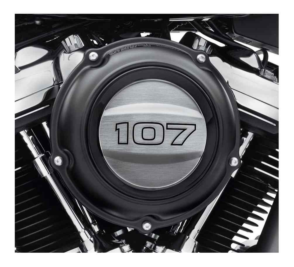 Harley-Davidson Free Shipping - Harley-Davidson 107 Logo Air Cleaner Trim - Brushed Chrome Aluminum 61300788 - Free Shipping on many products plus Orders Over $99