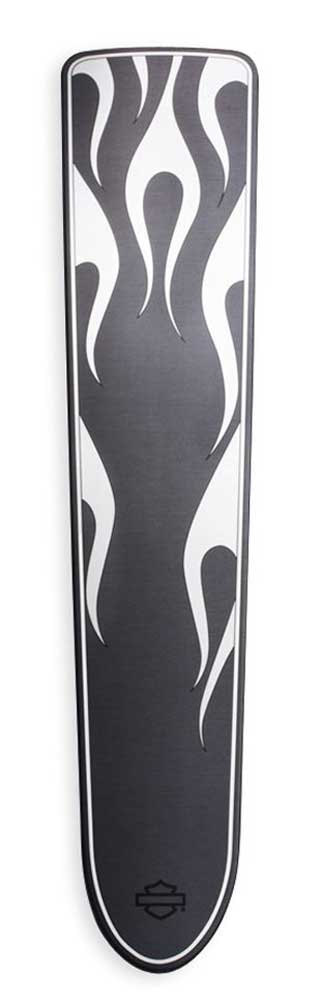 Harley-Davidson Chrome Flames B&S Dash Insert, Black & Chrome 71172-05 - Wisconsin Harley-Davidson