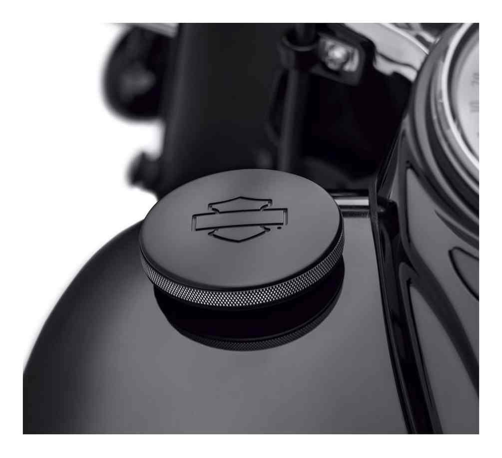 Diamond Black Left Side Fuel Tank Cap 