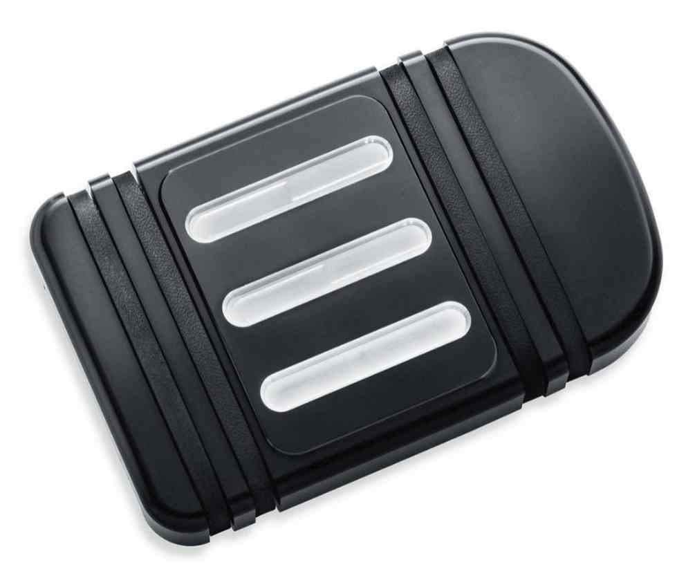 Harley-Davidson Edge Cut Brake Pedal Pad - Large, Fits Softail Models 50600318 - Wisconsin Harley-Davidson