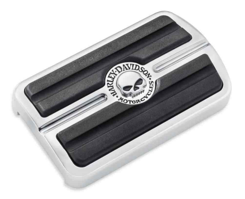Harley-Davidson Willie G Skull Brake Pedal Pad - Large, Softail Models 50600311 - Wisconsin Harley-Davidson