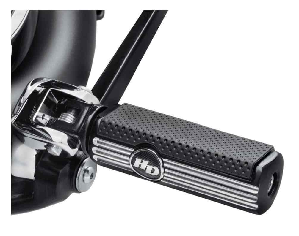 Harley-Davidson Free Shipping - Harley-Davidson Defiance Rider Footpegs - Black Anodized Machine Cut 50500804 - Free Shipping on many products plus Orders Over $99