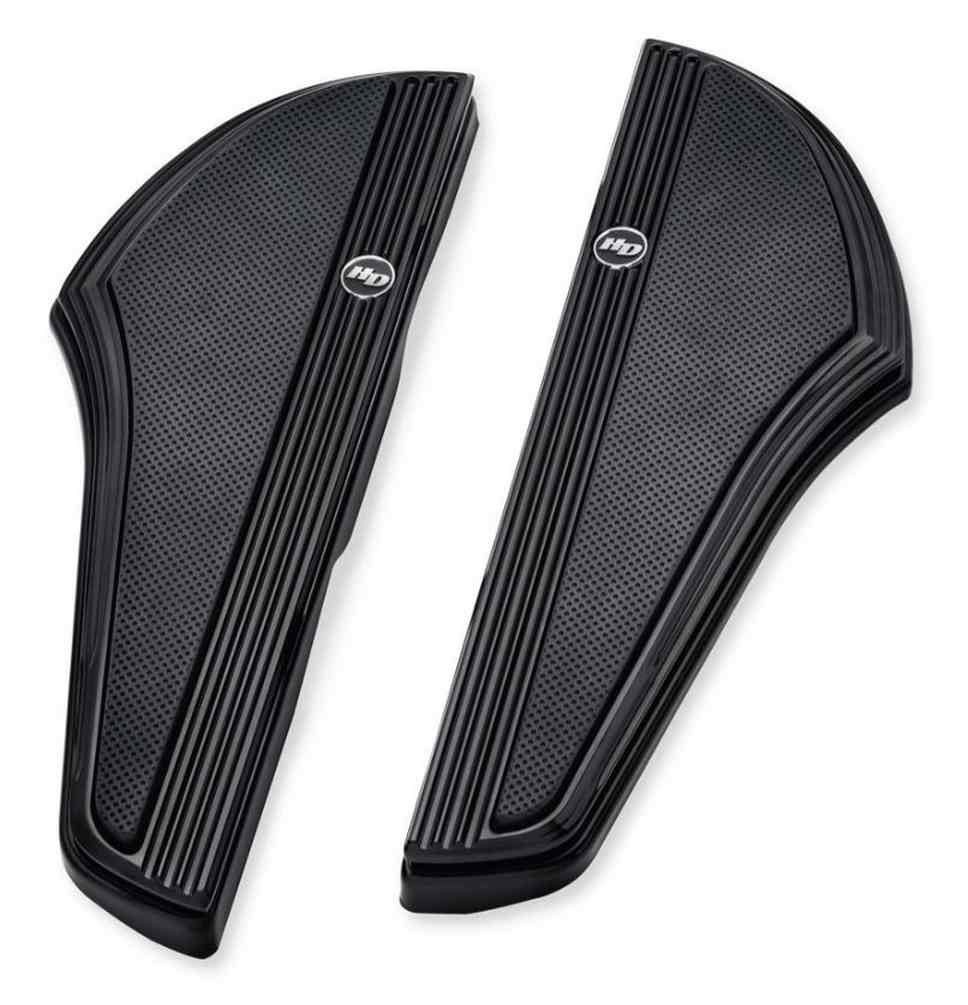 HarleyDavidson® Defiance Rider Footboard Kit Black Anodized, Softail