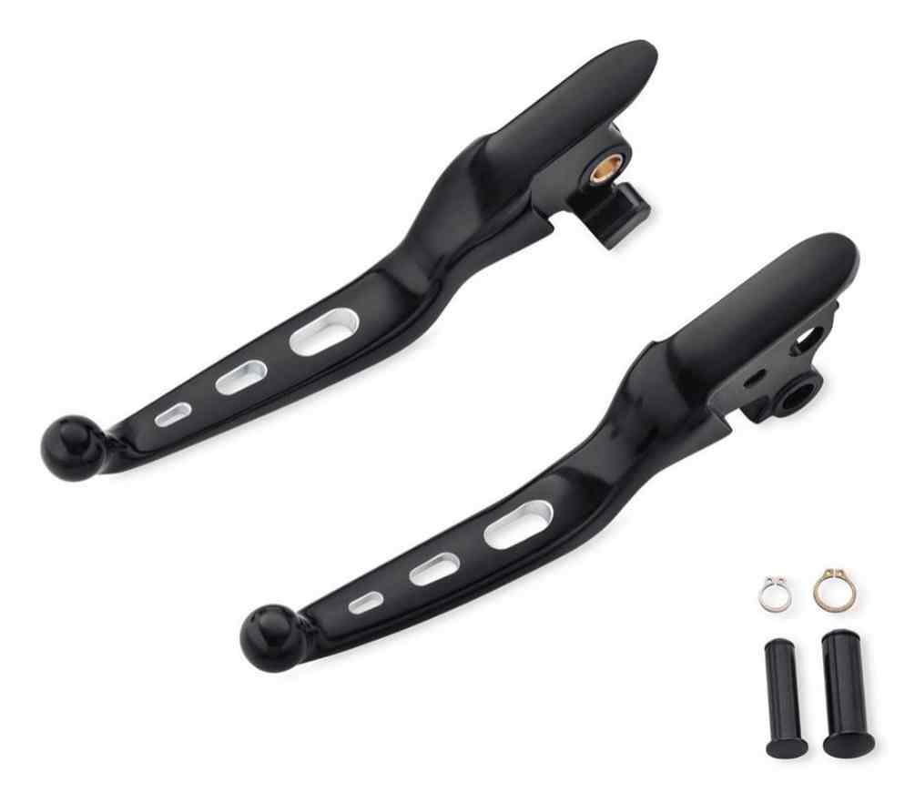Harley-Davidson Edge Cut Hand Control Lever Kit, Fits Softail Models 36700211 - Wisconsin Harley-Davidson