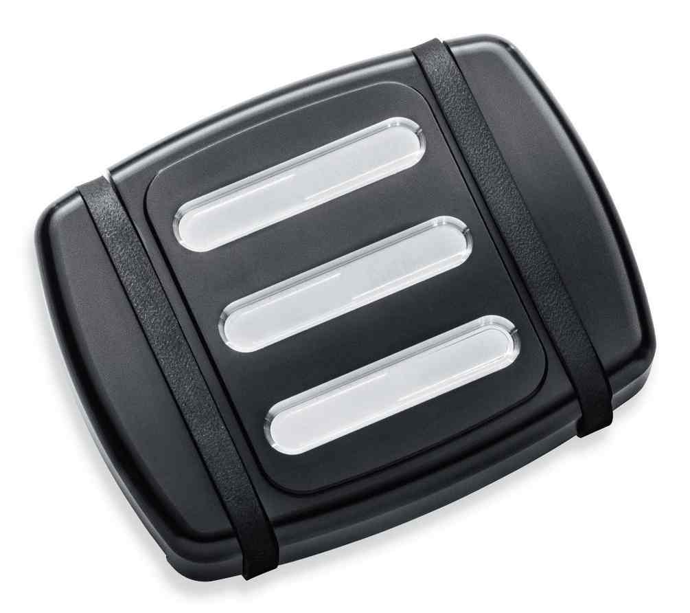 Harley-Davidson Edge Cut Brake Pedal Pad - Small, Fits Softail Models 50600317 - Wisconsin Harley-Davidson