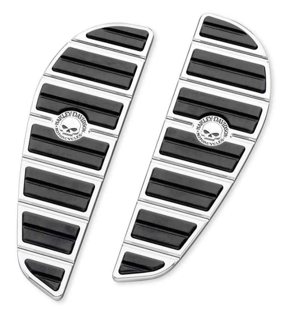 Harley-Davidson Skull Rider Footboard Inserts - Contemporary Style 50500718 - Wisconsin Harley-Davidson