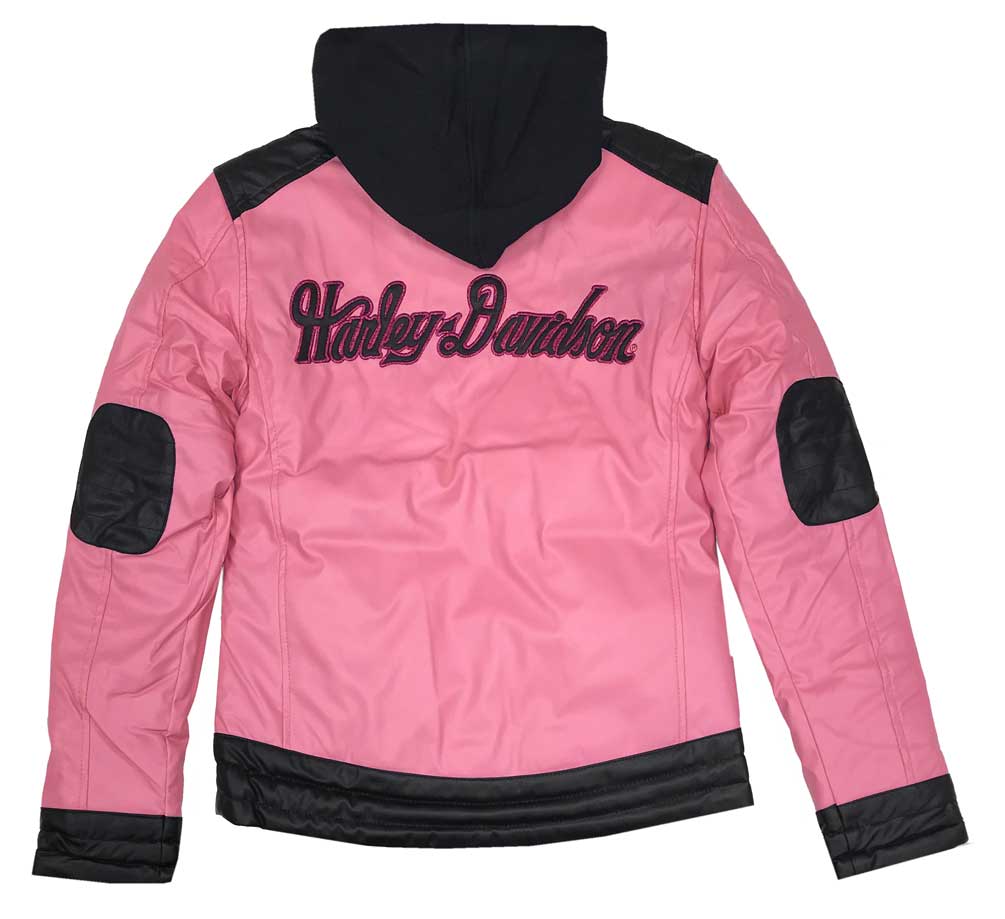 Harley-Davidson Free Shipping - Harley-Davidson Little Girls Bar & Shield Polyfil Full Lined Zip Jacket 6033575 - Free Shipping on many products plus Orders Over $99