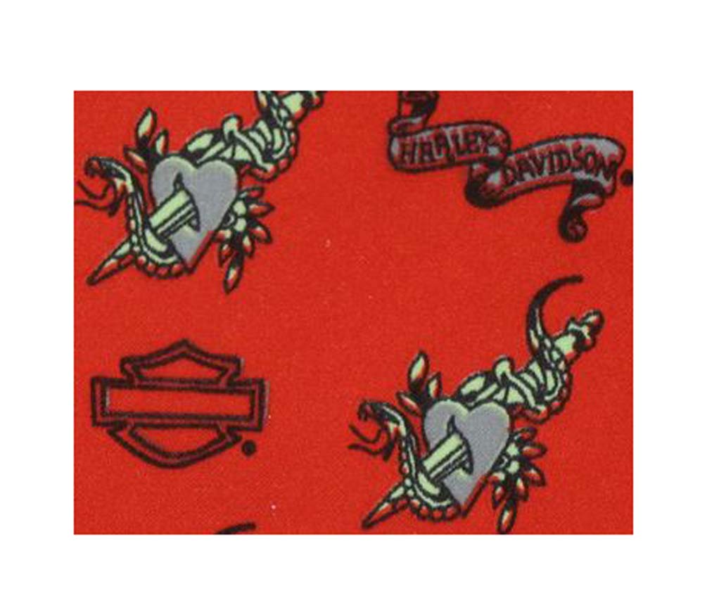 Harley-Davidson Women's Red Dagger Bi-Fold Leather Clutch DG9258L-REDBLK - No Hassle Returns at Wisconsin Harley