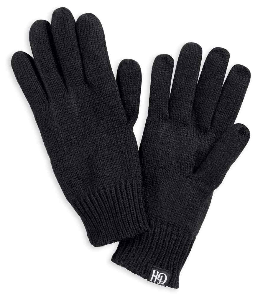 Harley-Davidson Women's Embellished Beads 3-IN-1 Knit Gloves, Black 97631-18VW - No Hassle Returns at Wisconsin Harley