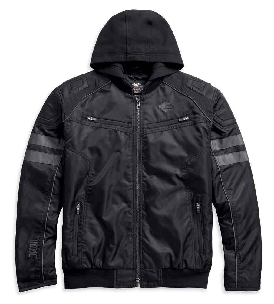 Harley-Davidson Men's Bomber Jacket 3M Thinsulate Insulation, Black 97444-18VM - Wisconsin Harley-Davidson