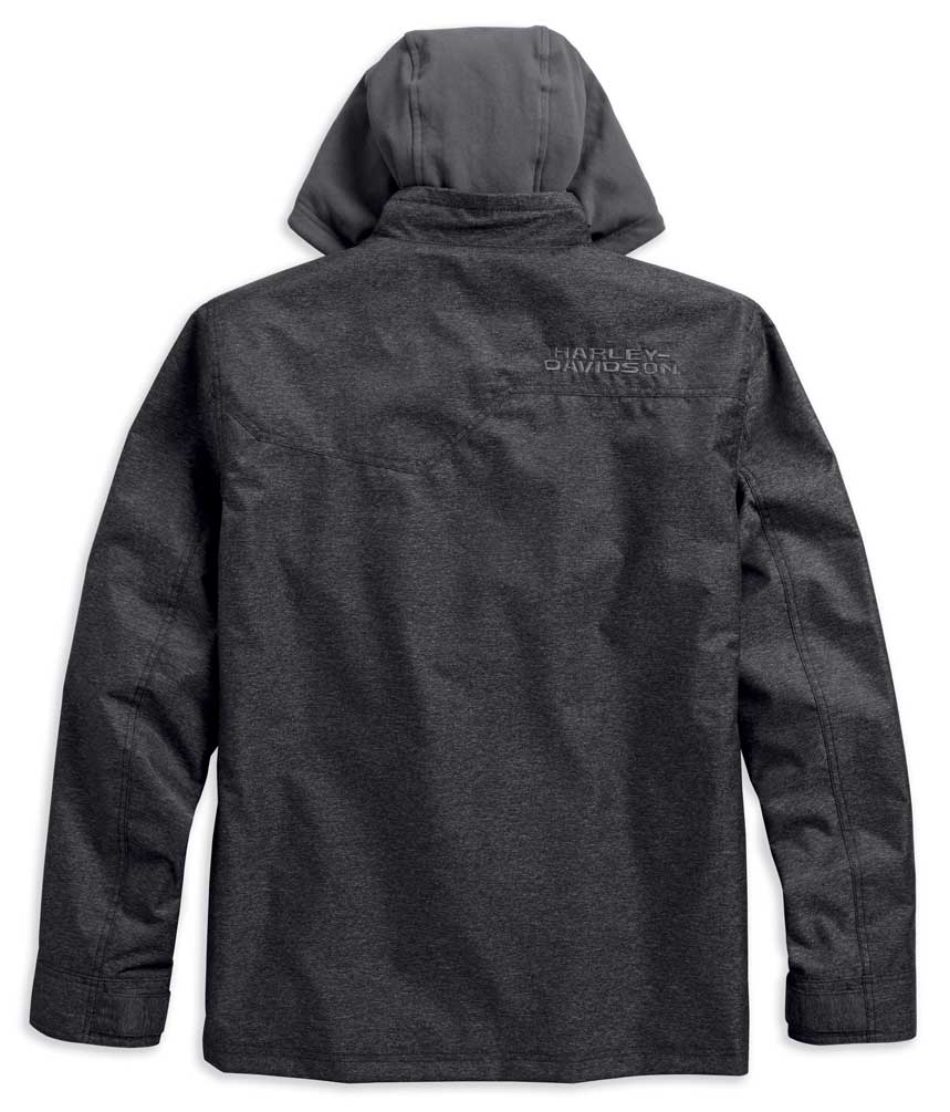 Harley-Davidson Free Shipping - Harley-Davidson Men's Crestwood 3-IN-1 Casual Jacket, Black 97448-18VM - Free Shipping on many products plus Orders Over $99