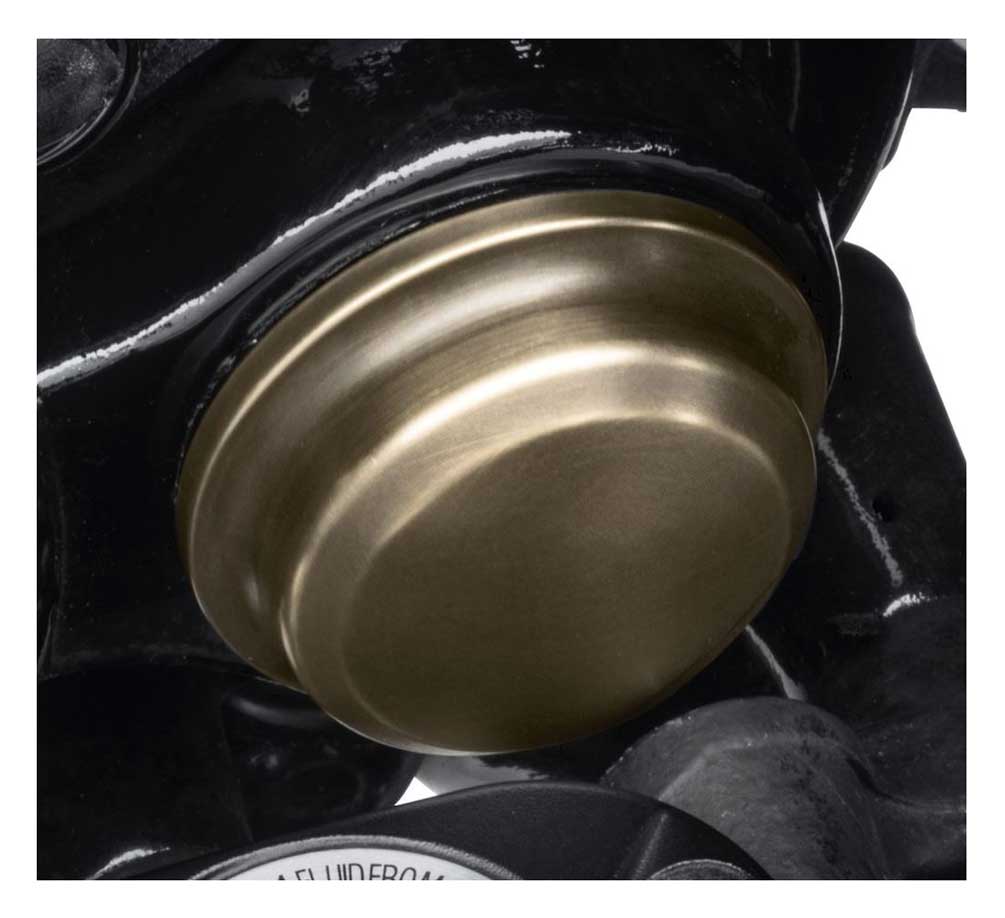 Harley-Davidson Free Shipping - Harley-Davidson Brass Swingarm Pivot Right Bolt Cover - Softail Models 61400517 - Free Shipping on many products plus Orders Over $99