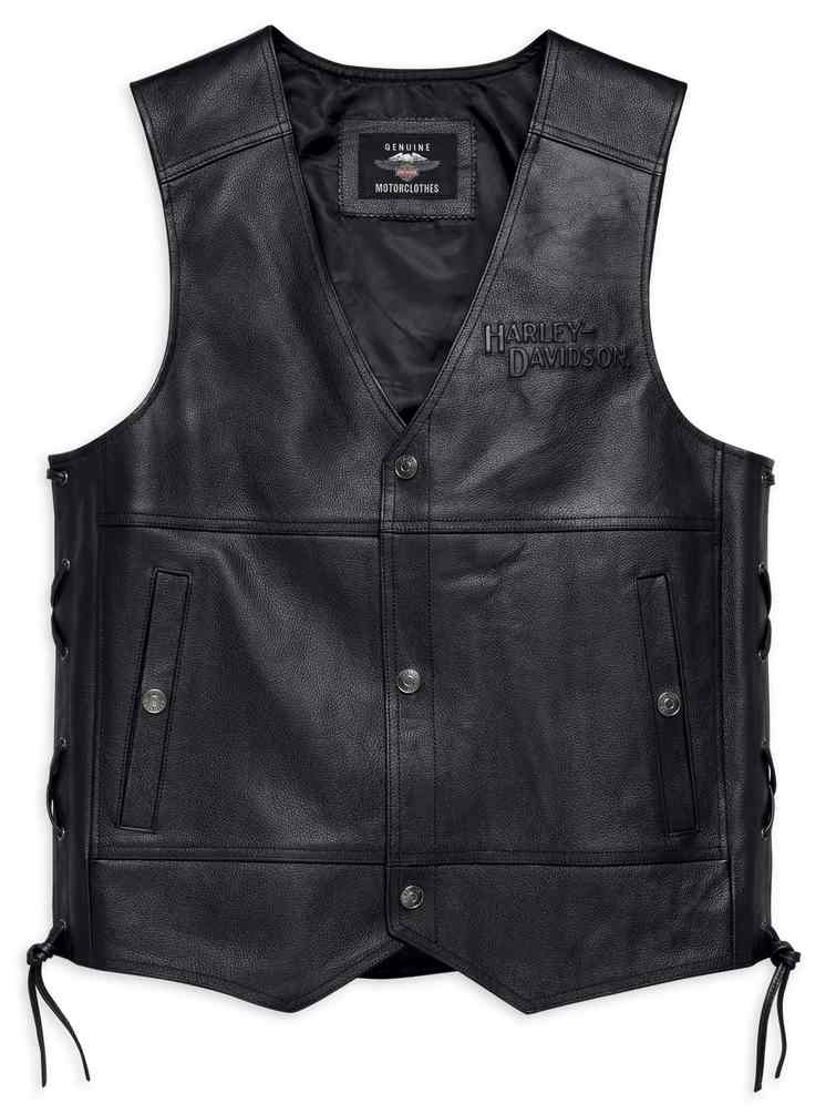 Harley-Davidson® Men's Tradition II Midweight Leather Vest