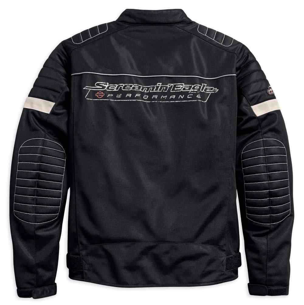 Harley-Davidson® Men's Screamin' Eagle Mesh Riding Jacket, Black