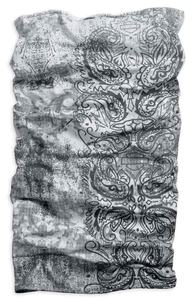 Harley-Davidson Graphic Coolcore Technology Neck Gaiter, White 98192-18V - Wisconsin Harley-Davidson