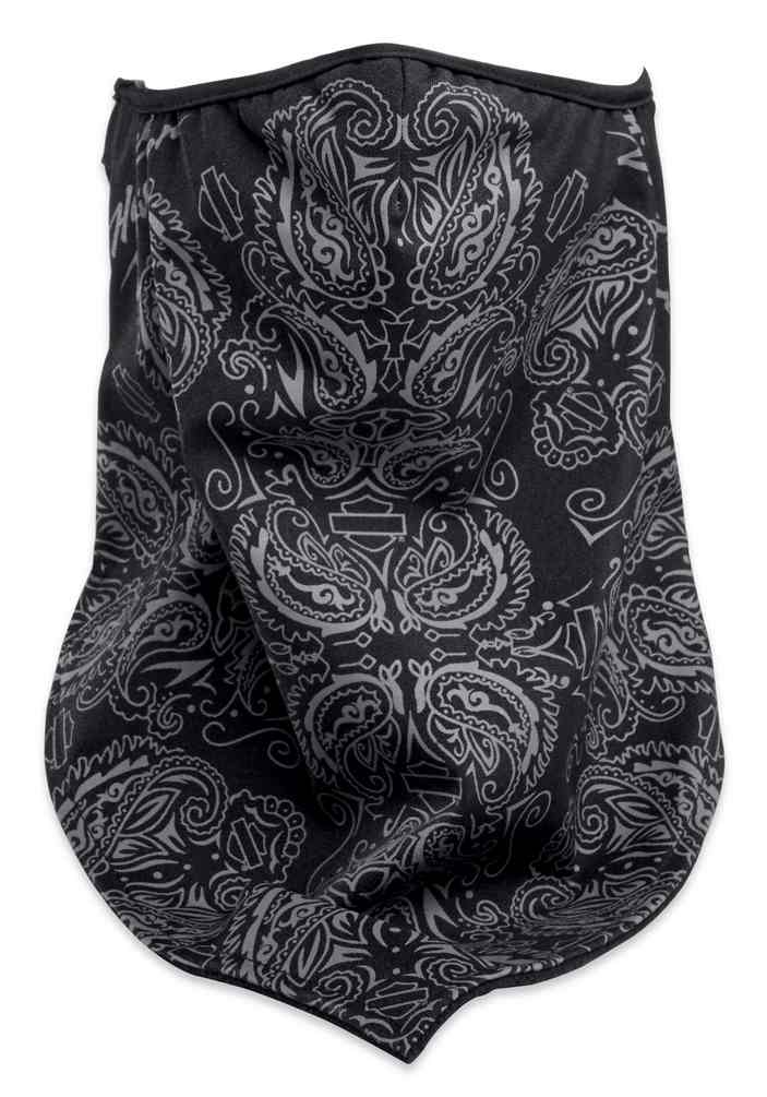 Harley-Davidson Graphic Wind Resistant Facemask Bandana, Black 98188-18VX - Wisconsin Harley-Davidson