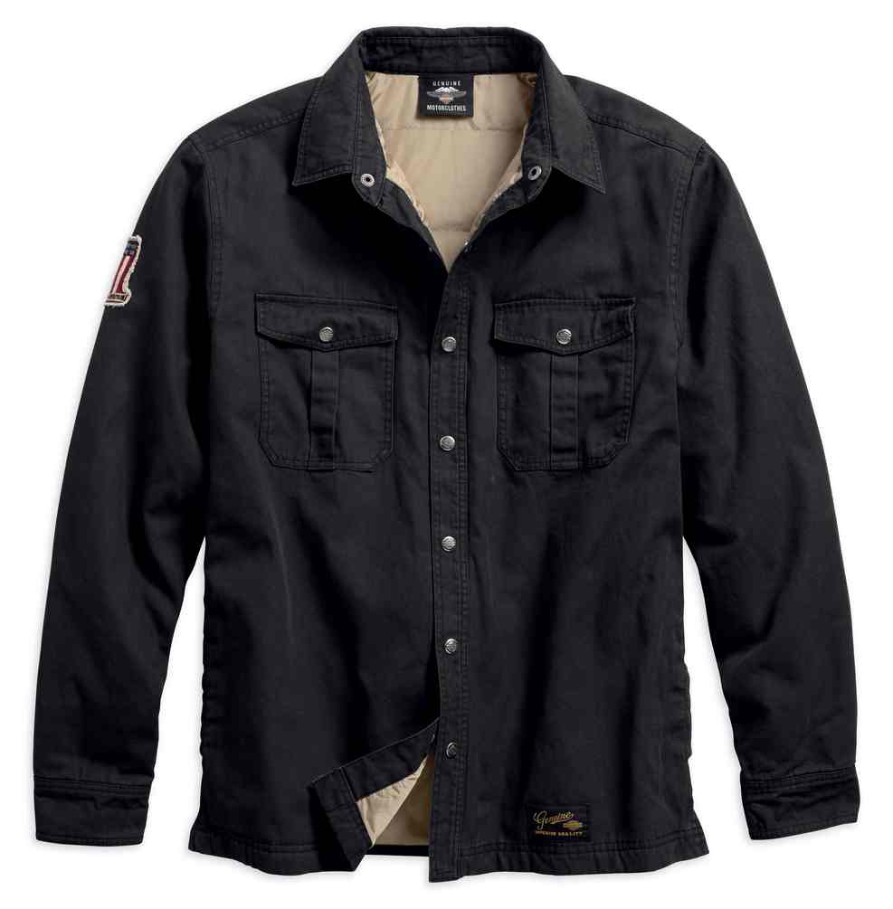 Harley-Davidson® Men's #1 Genuine Classics Shirt Jacket, Black