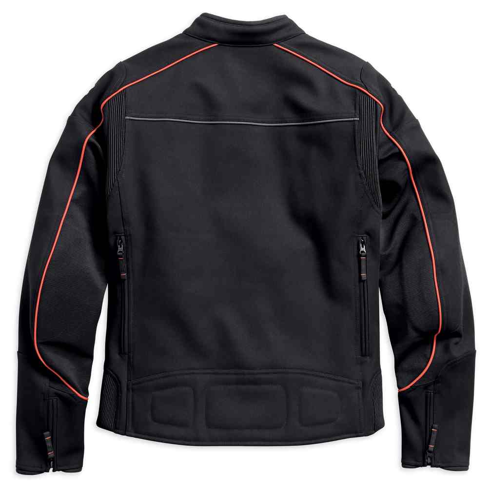 Harley-Davidson® Men's Manitowoc Stretch Riding Jacket, Black