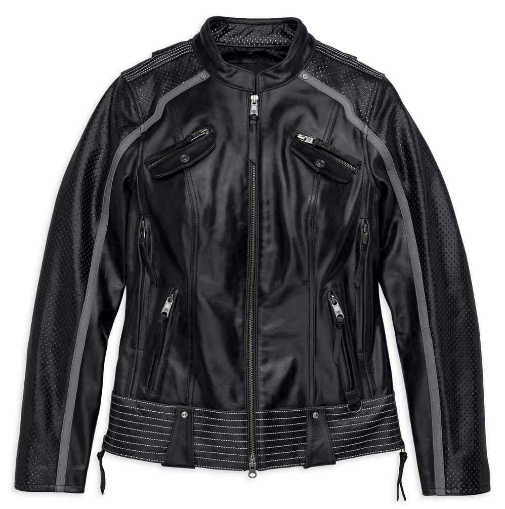 Harley-Davidson® Women's Hairpin Vented Leather Jacket