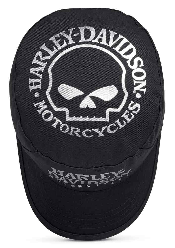 Harley-Davidson Free Shipping - Harley-Davidson Women's Metallic Foil Willie G Skull Flat Top Cap 99440-18VW - Free Shipping on many products plus Orders Over $99