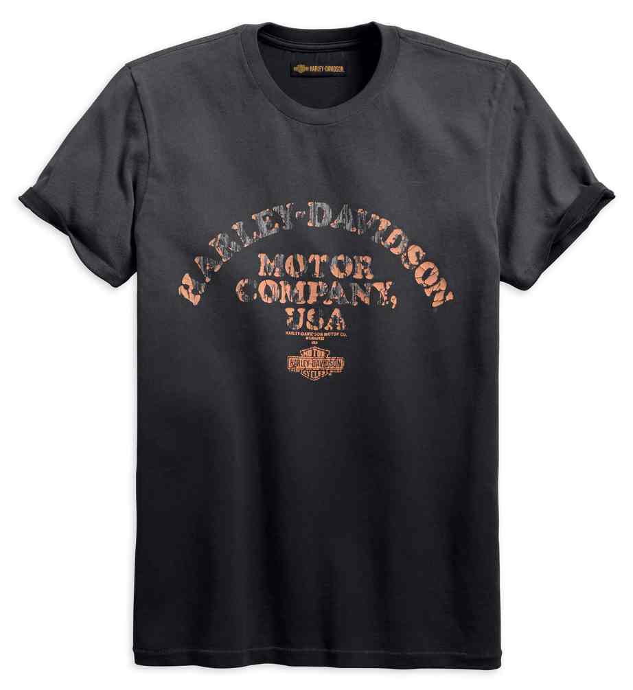 Harley-Davidson Men's Layered Print Slim Fit Short Sleeve T-Shirt 99093-18VM - Wisconsin Harley-Davidson