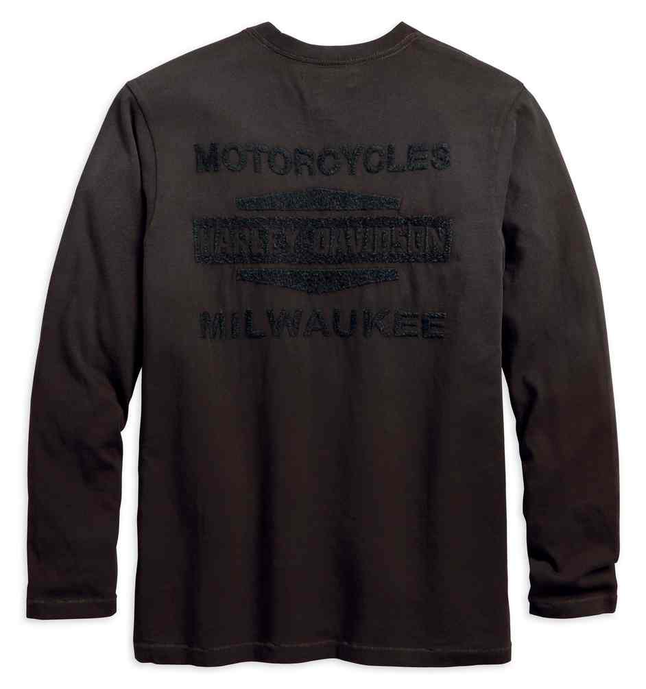Harley-Davidson® Men's Embroidered Slim Fit Long Sleeve Shirt