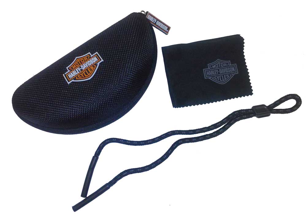 Harley-Davidson Mens Jet PPZ Copper Flash Sunglasses, Gloss Black Frames HDJET09 - Largest Selection of Harley-Davidson Products