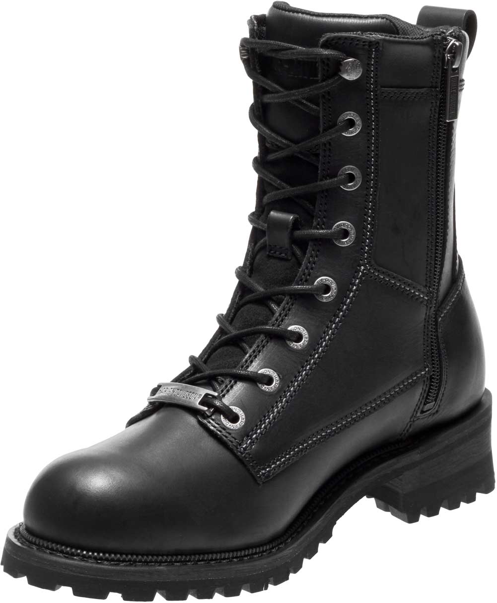 mens black leather motorcycle boots