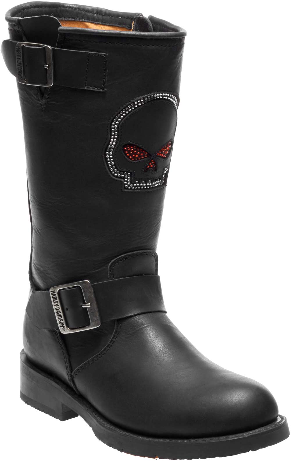 Harley-Davidson Women's Staunton 10.5-Inch Motorcycle Riding Boots D87134 - Wisconsin Harley-Davidson