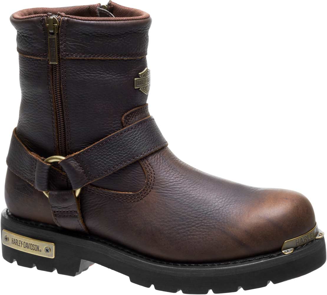 Harley-Davidson Men's Cromwell 6.75-Inch Motorcycle Boots D93495 (Brown, 7) - Wisconsin Harley-Davidson