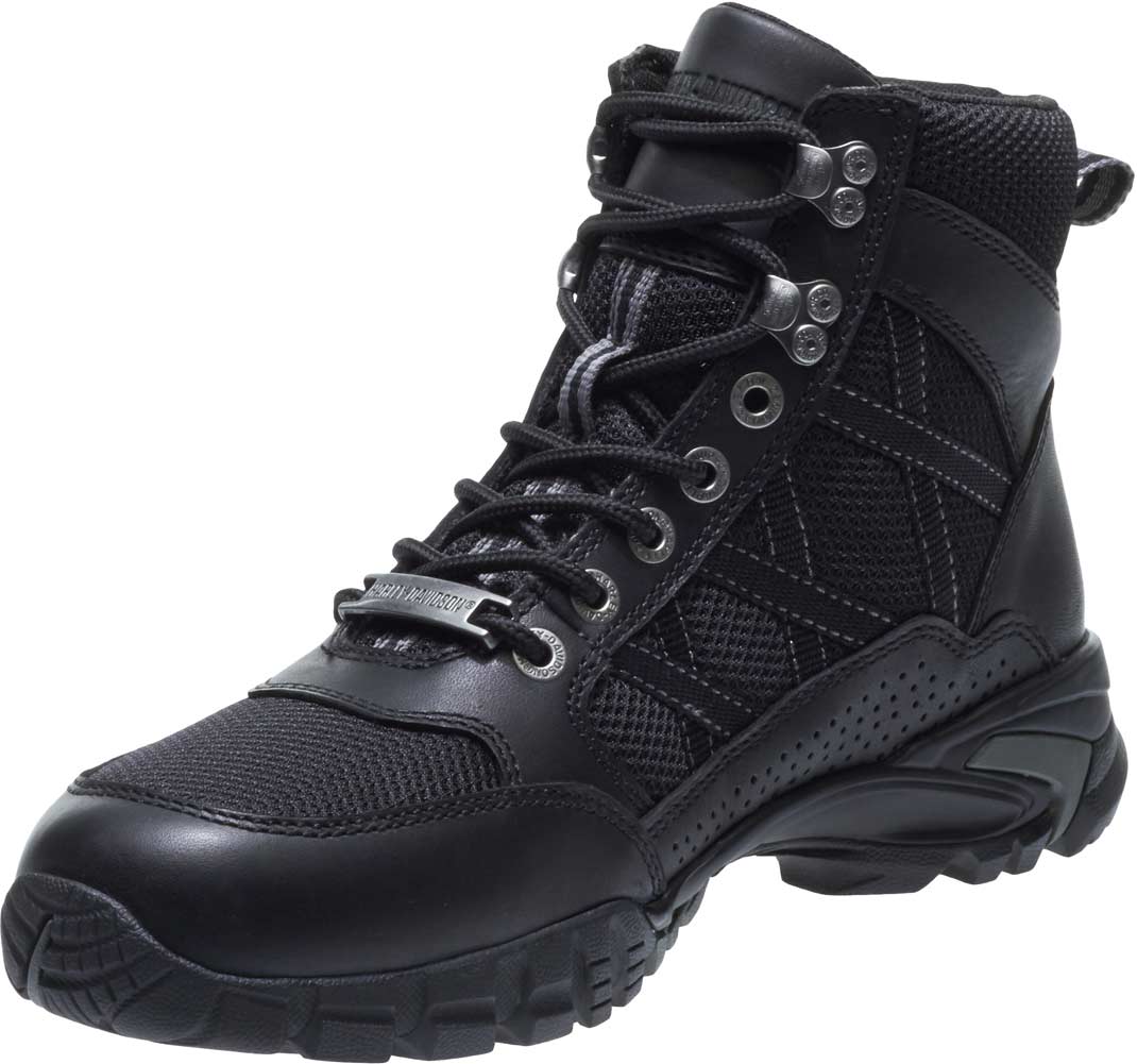 Harley-Davidson Free Shipping - Harley-Davidson Men's Stark 5-In. Black Leather and Mesh Motorcycle Boots D96158 - Free Shipping on many products plus Orders Over $99