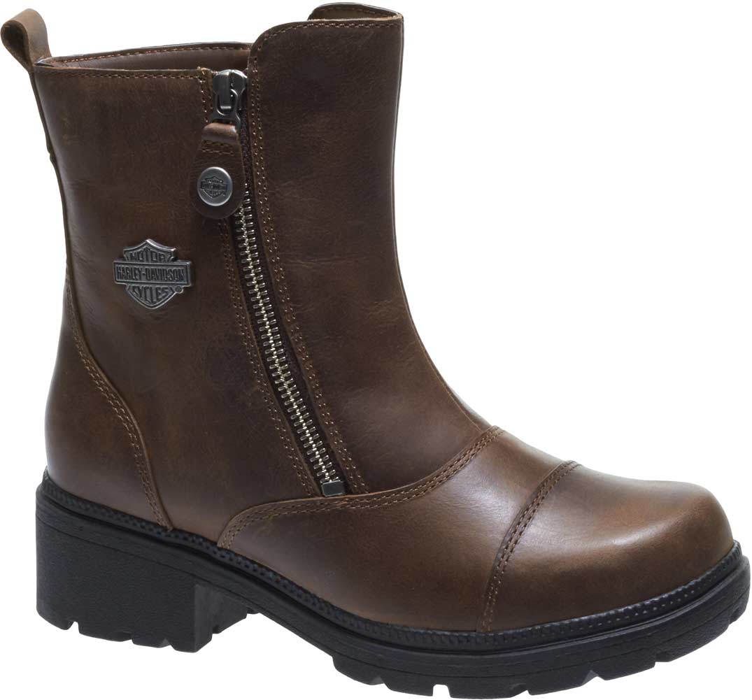 Harley-Davidson Women's Amherst 5.5-Inch Motorcycle Boots D84237 (Black, 11) - Wisconsin Harley-Davidson