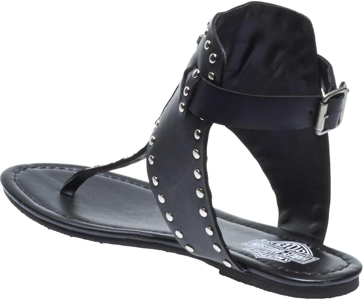 Harley-Davidson Women's Ames Gladiator Black Sandals D84128 - Largest Selection of Harley-Davidson Products
