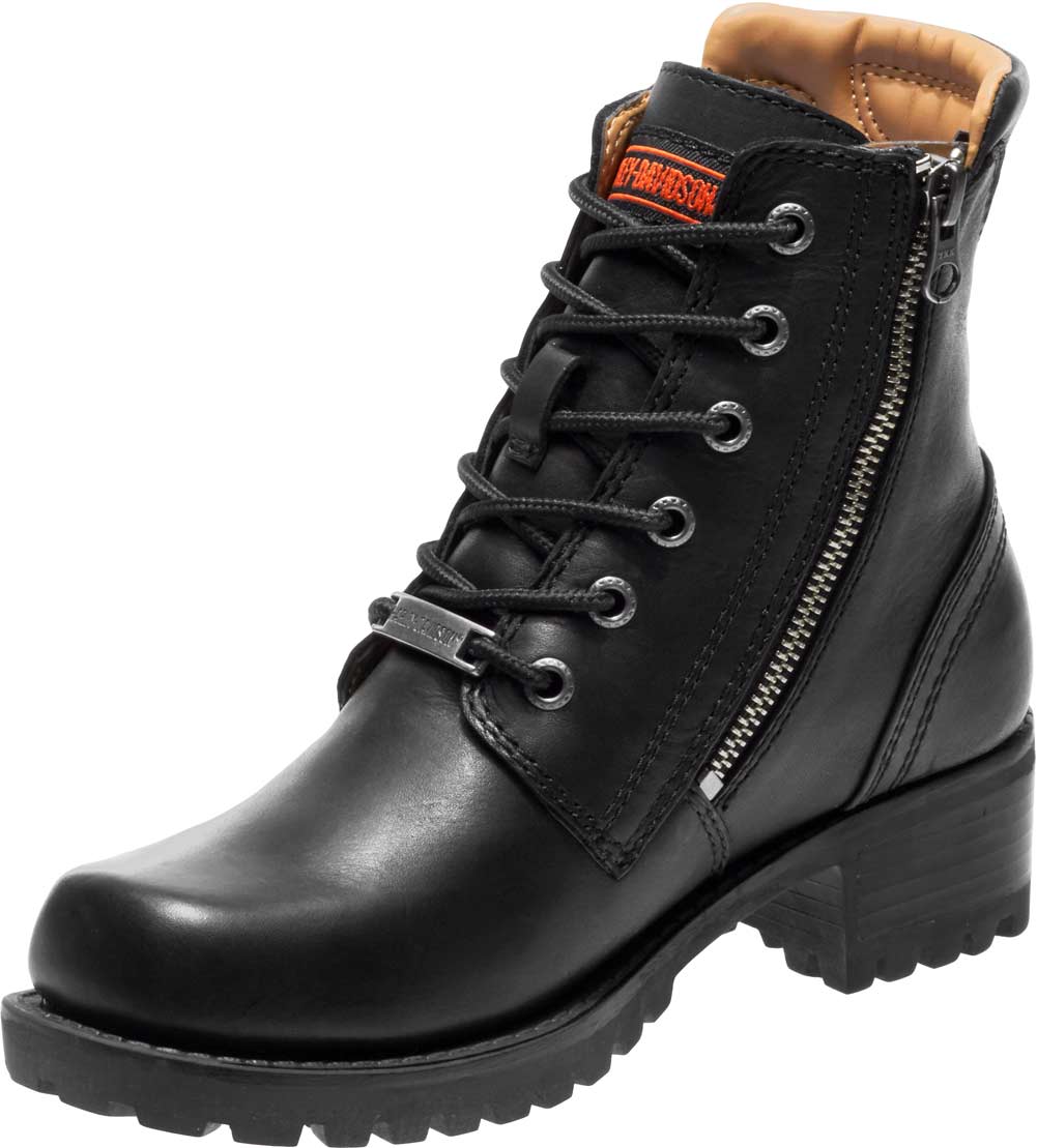Harley-Davidson Free Shipping - Harley-Davidson Women's Asher 5.5-Inch Black Leather Motorcycle Boots D84250 - Free Shipping on many products plus Orders Over $99