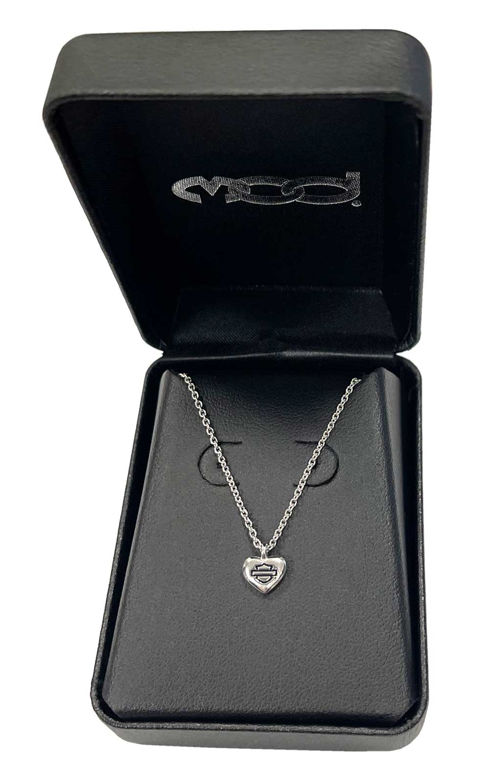 Harley-Davidson Free Shipping - Harley-Davidson Women's Bar & Shield Heart Necklace, Silver HDN0399-16 - Free Shipping on many products plus Orders Over $99