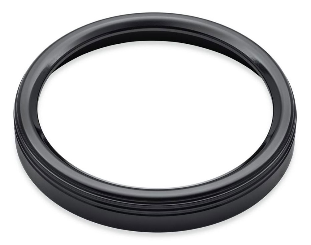 Harley-Davidson Free Shipping - Harley-Davidson 5 in. Defiance Tank Gauge Bezel - Black Anodized Finish 61400440 - Free Shipping on many products plus Orders Over $99
