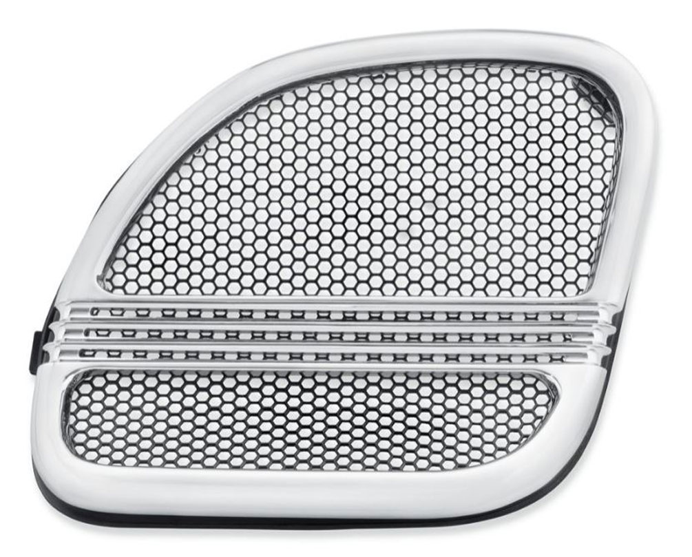 Harley-Davidson Defiance Road Glide Fairing Speaker Grills - Chrome 76000691 - Wisconsin Harley-Davidson