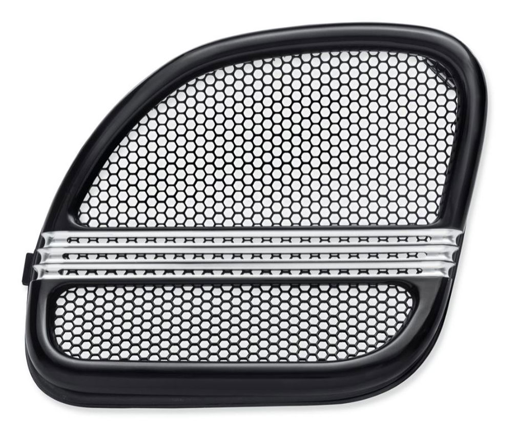Harley-Davidson Defiance Road Glide Fairing Speaker Grills - Black 76000693 - Wisconsin Harley-Davidson