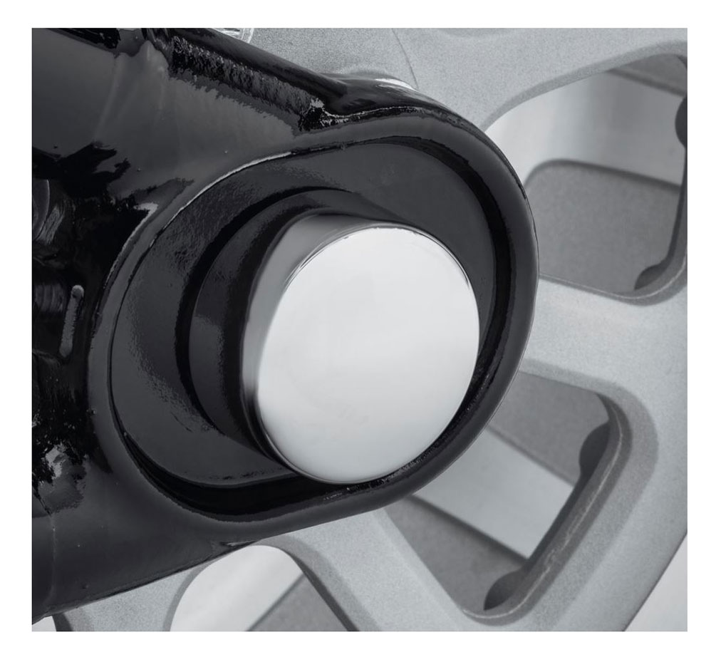 Harley-Davidson Free Shipping - Harley-Davidson Fat Boy & Breakout Rear Axle Nut Covers - Chrome Finish 43000108 - Free Shipping on many products plus Orders Over $99
