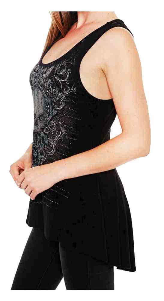 Harley-Davidson Free Shipping - Harley-Davidson Women's Weathered Rider Embellished Sleeveless Tank Top, Black - Free Shipping on many products plus Orders Over $99