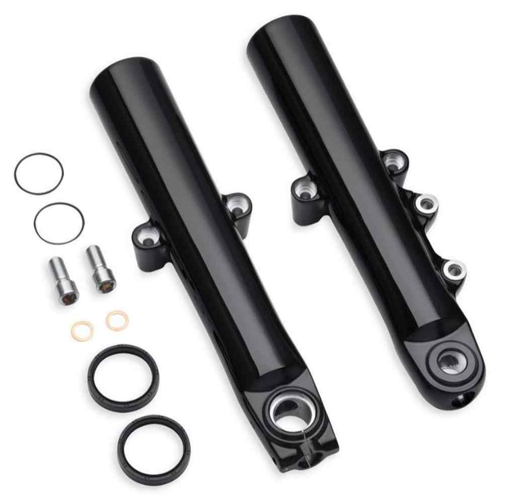 Harley-Davidson Black Lower Fork Sliders, FLDE, FLHC & FLHCS Models 45500403 - Wisconsin Harley-Davidson