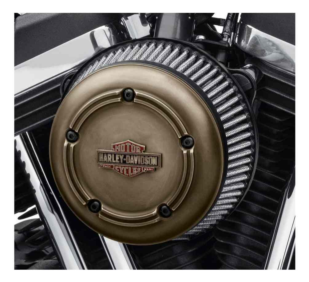 Harley-Davidson® Brass Air Cleaner Trim, Fits Evolution 1340