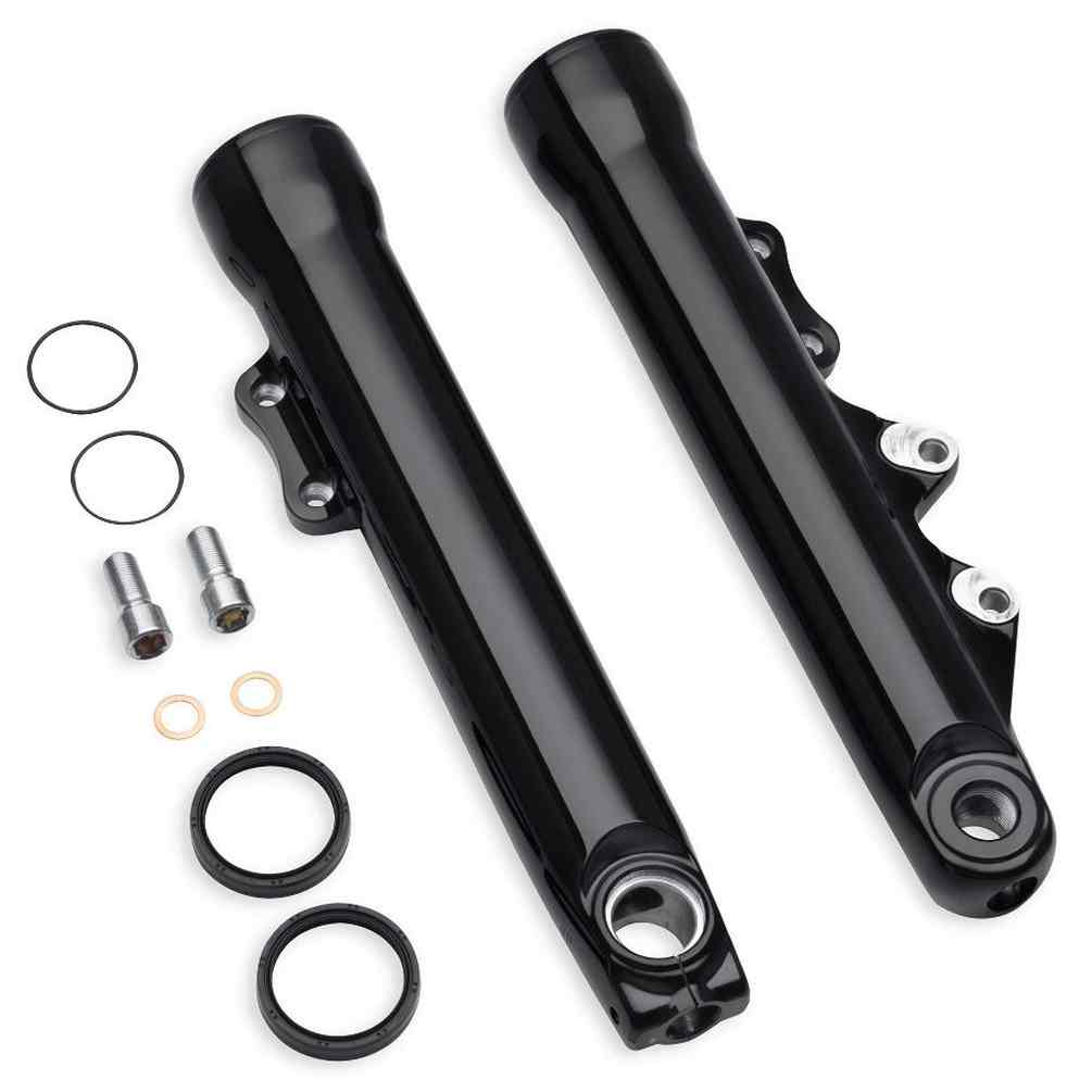 Harley-Davidson Gloss Black Lower Fork Sliders, Fits FXLR Models 45500405 - Wisconsin Harley-Davidson