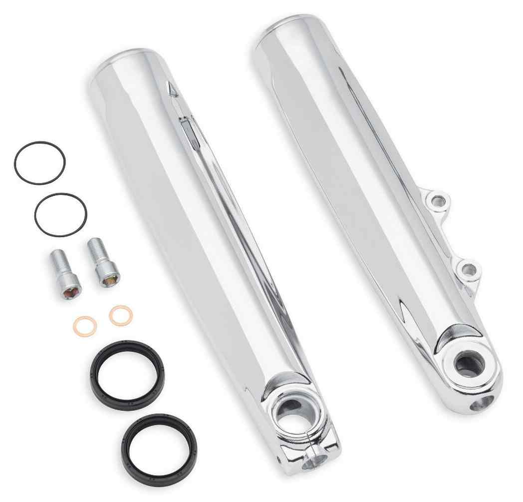 Harley-Davidson Chrome Lower Fork Sliders, Fits FXBR & FXBRS Models 45500399 - Wisconsin Harley-Davidson