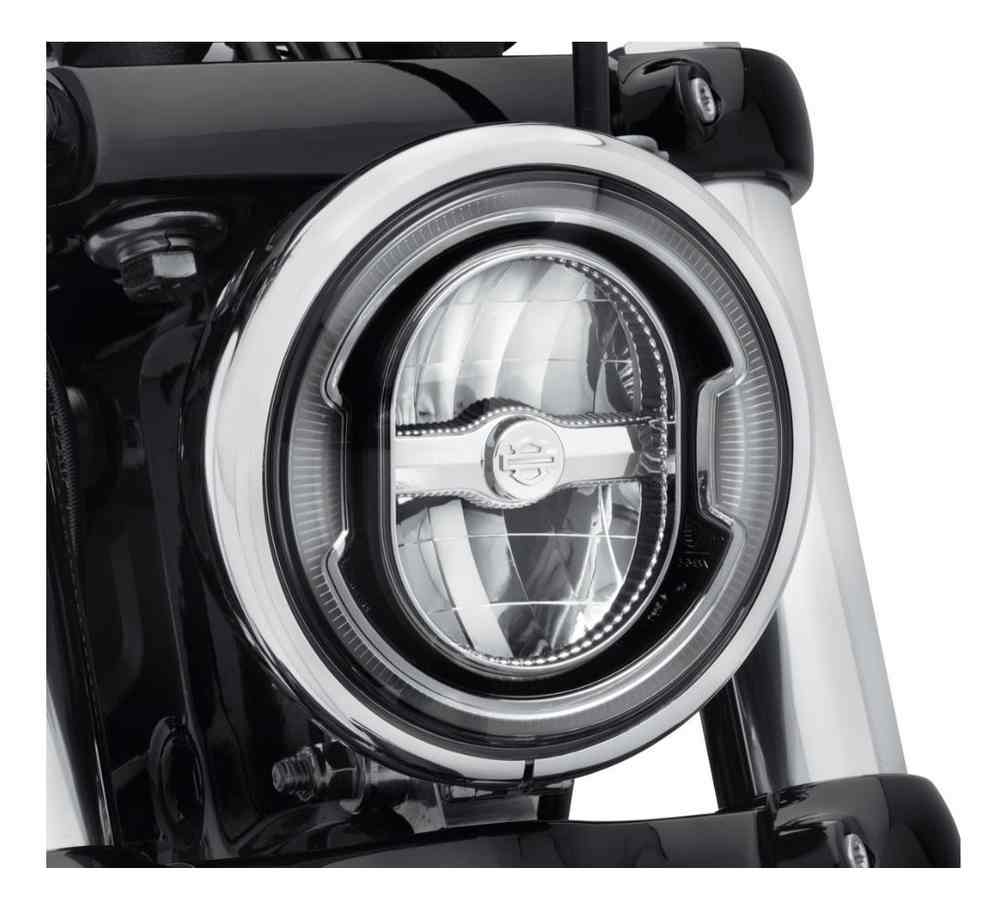 Harley-Davidson 5.75in. Daymaker Signature Reflector LED Headlamp-Black 67700356 - Wisconsin Harley-Davidson