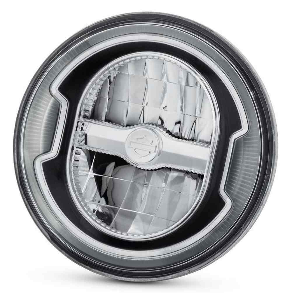 Harley-Davidson 5.75in. Daymaker Signature Reflector LED Headlamp-Black 67700356 - No Hassle Returns at Wisconsin Harley