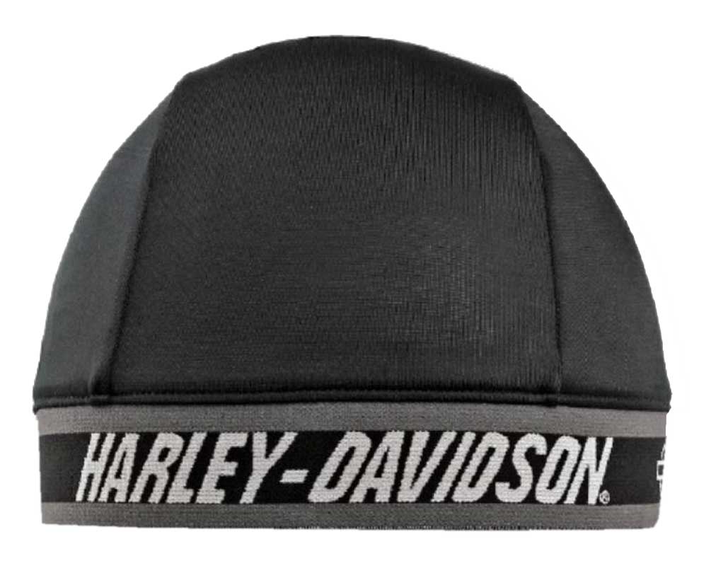 H-D Script B\u0026S Logo Skull Cap 