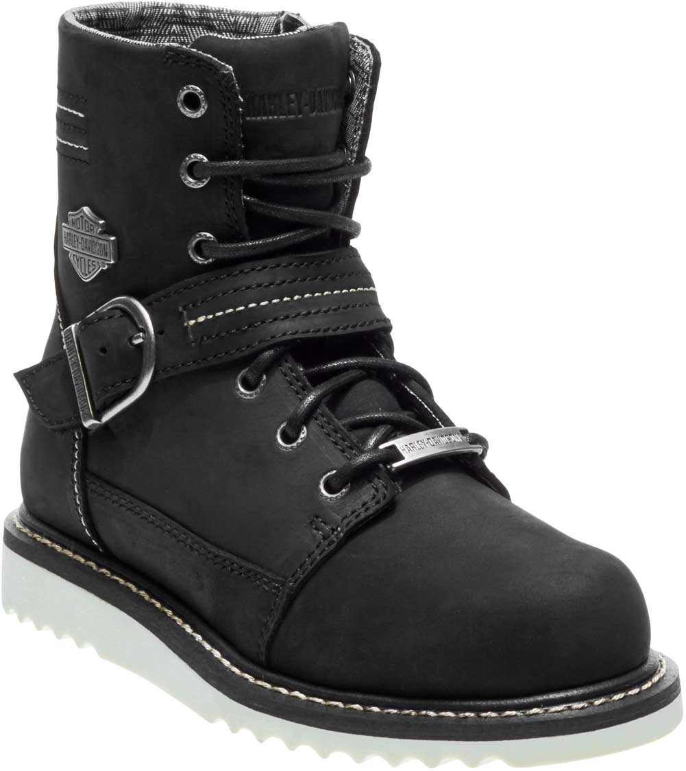Harley-Davidson Womens Calvert 8-Inch Motorcycle Boots D87153 Harley-Davidson Womens Calvert 8-Inch Motorcycle Boots D87153