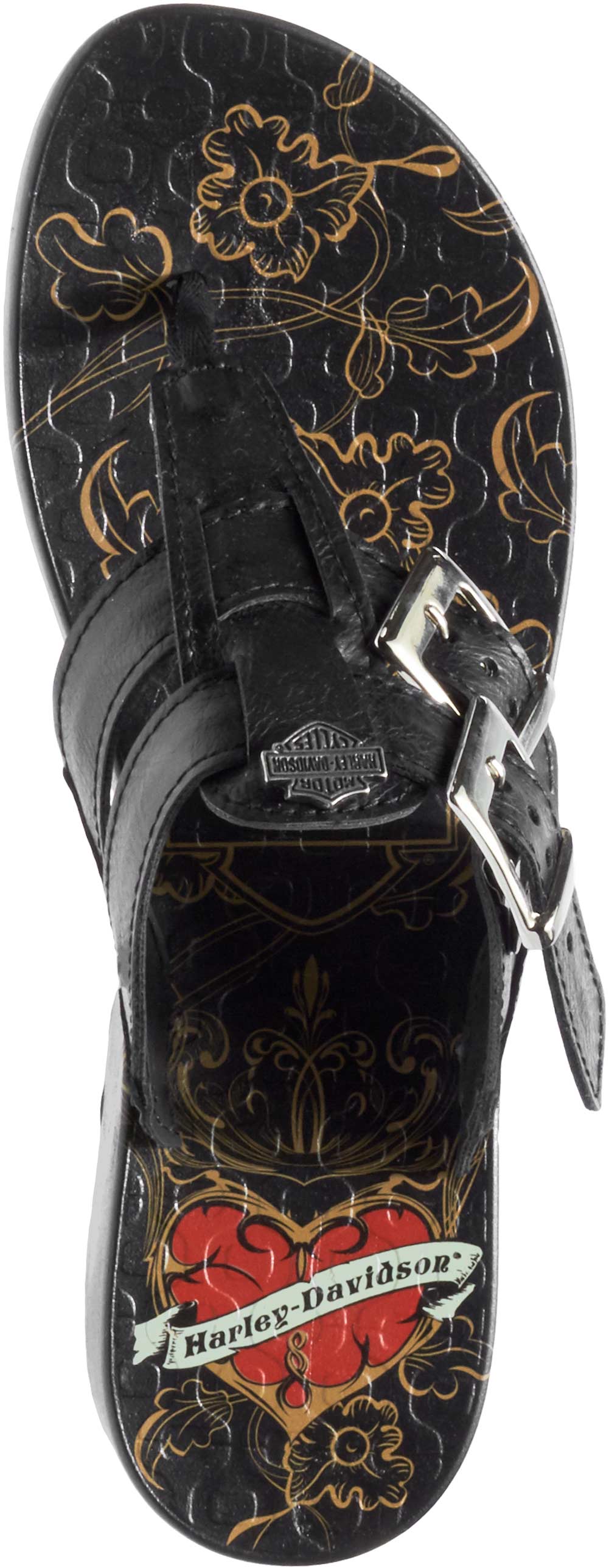 Harley-Davidson Women's Creston Black Fashion Sandals D84278 - Largest Selection of Harley-Davidson Products