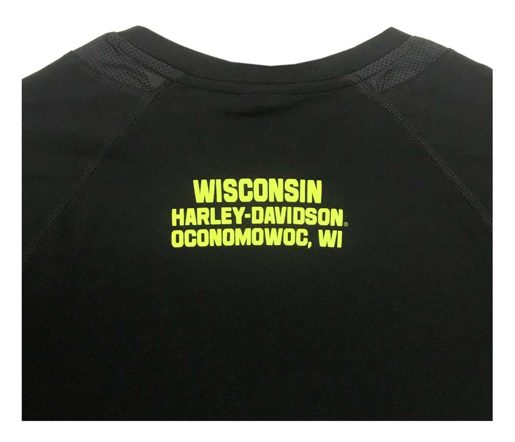 Harley Davidson Men S Demon Gear Performance Wicking Short Sleeve Tee 5n38 Hd2x Wisconsin Harley Davidson